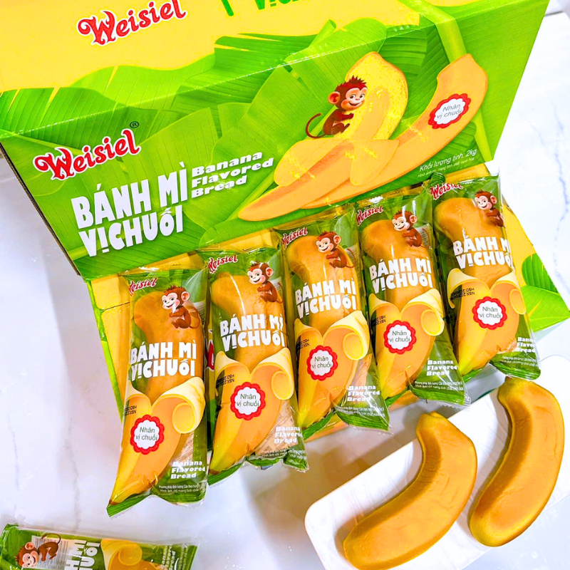 Các bánh được đóng gói riêng, thuận tiện mang theo