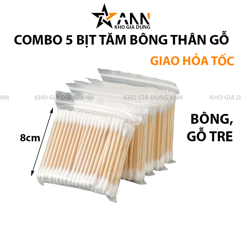 Quy cách combo 5 bịt, chiều dài khoảng 8cm
