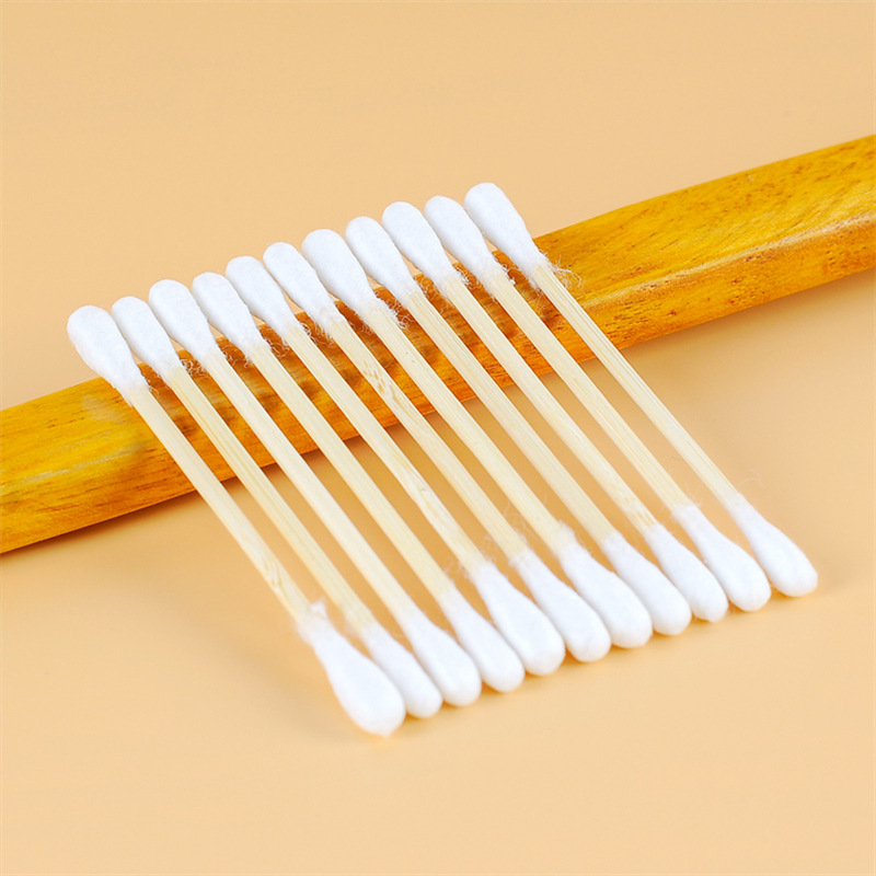 Combo 5 Bịt Tăm Bông Thân Gỗ Hai Đầu 8cm