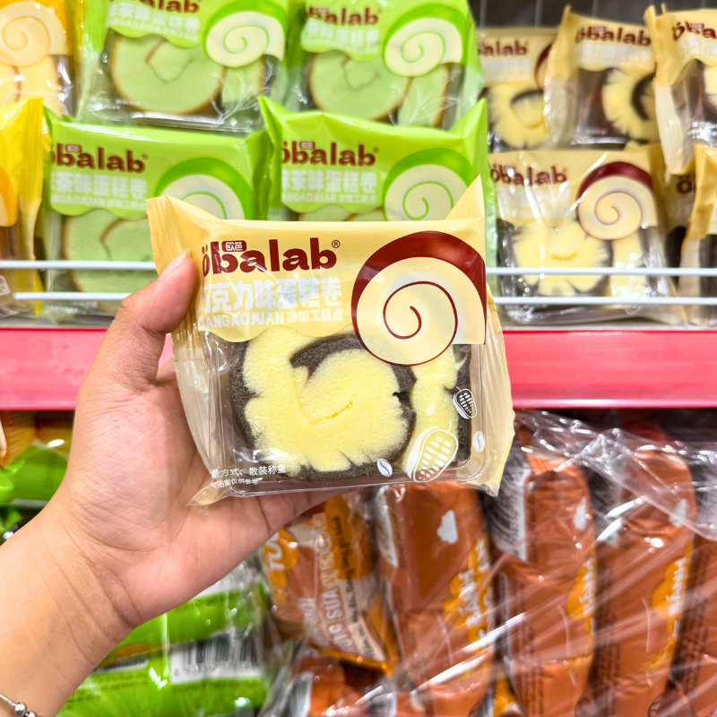 Combo 5 Cái Bánh Bông Lan Cuộn OBALAB 60g