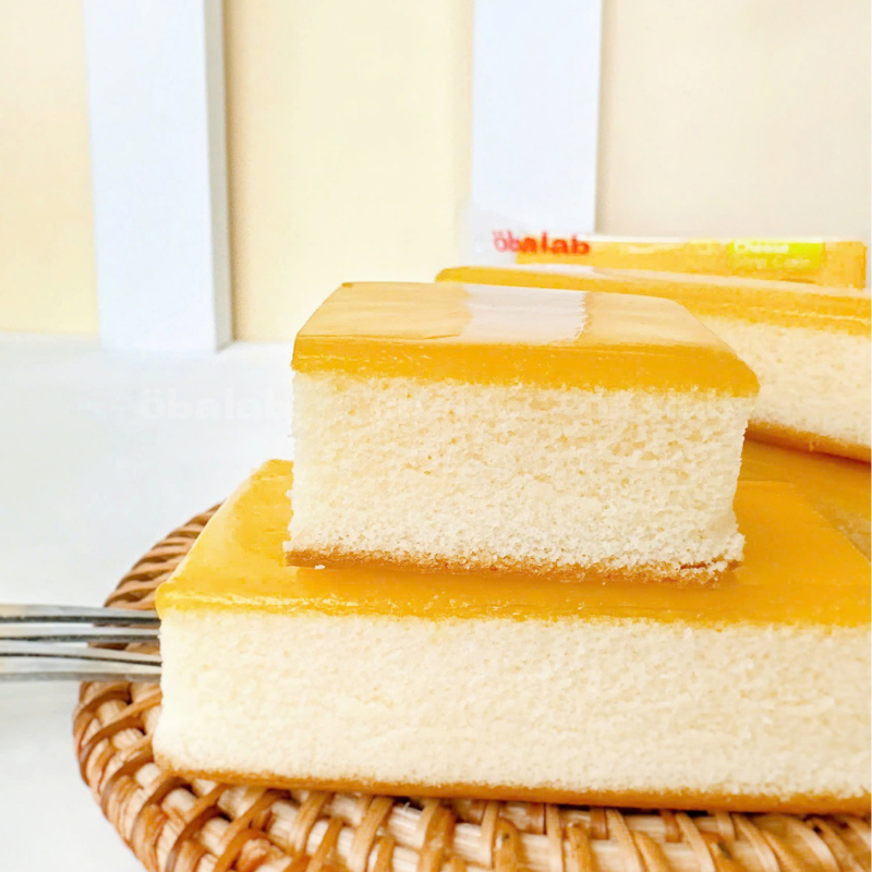 Combo 5 Cái Bánh Bông Lan Que OBALAB Vị Phô Mai 56g