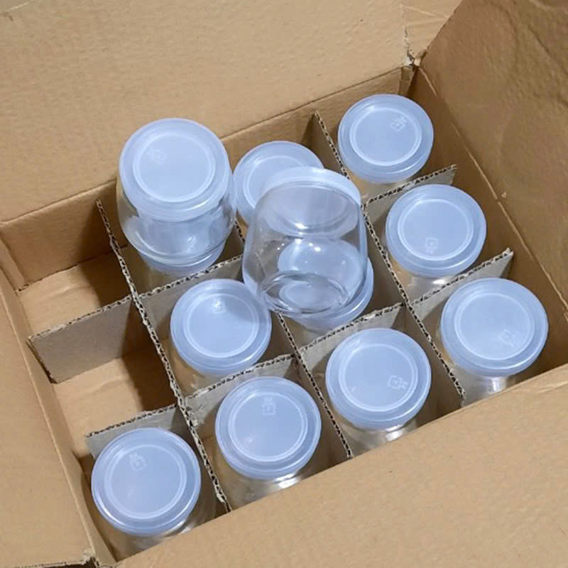 Combo 5 Lọ Thủy Tinh Đựng Sữa Chua Béo Ú 200ml