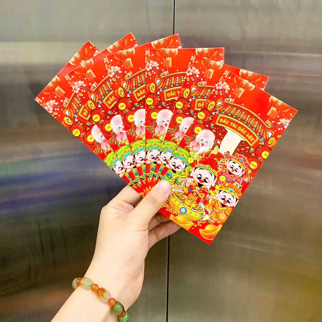 Combo 100 Bao Lì Xì Tết Bính Ngọ 2026 Khách Chọn Tối Đa 10 Mẫu