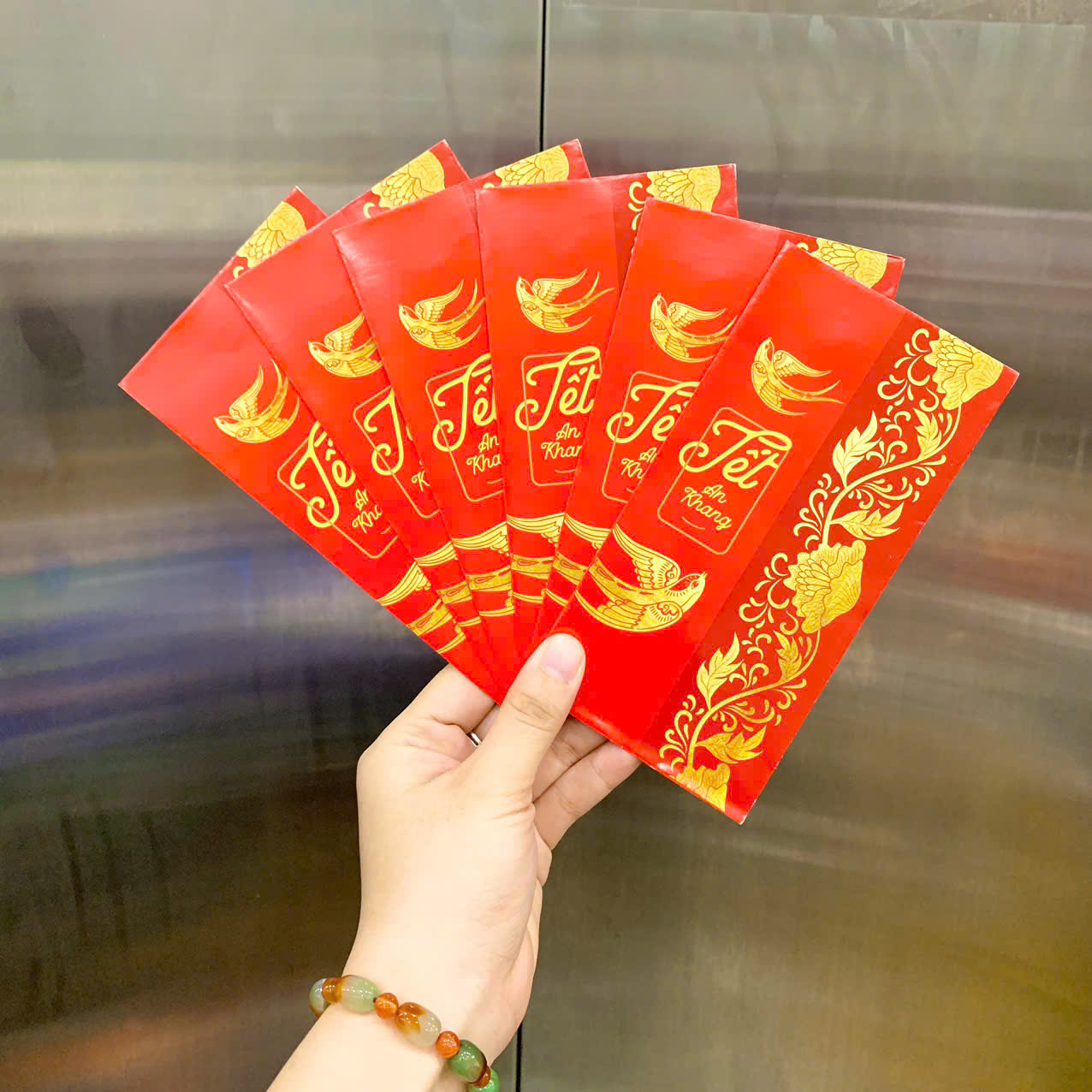 Combo 100 Bao Lì Xì Tết Bính Ngọ 2026 Khách Chọn Tối Đa 10 Mẫu