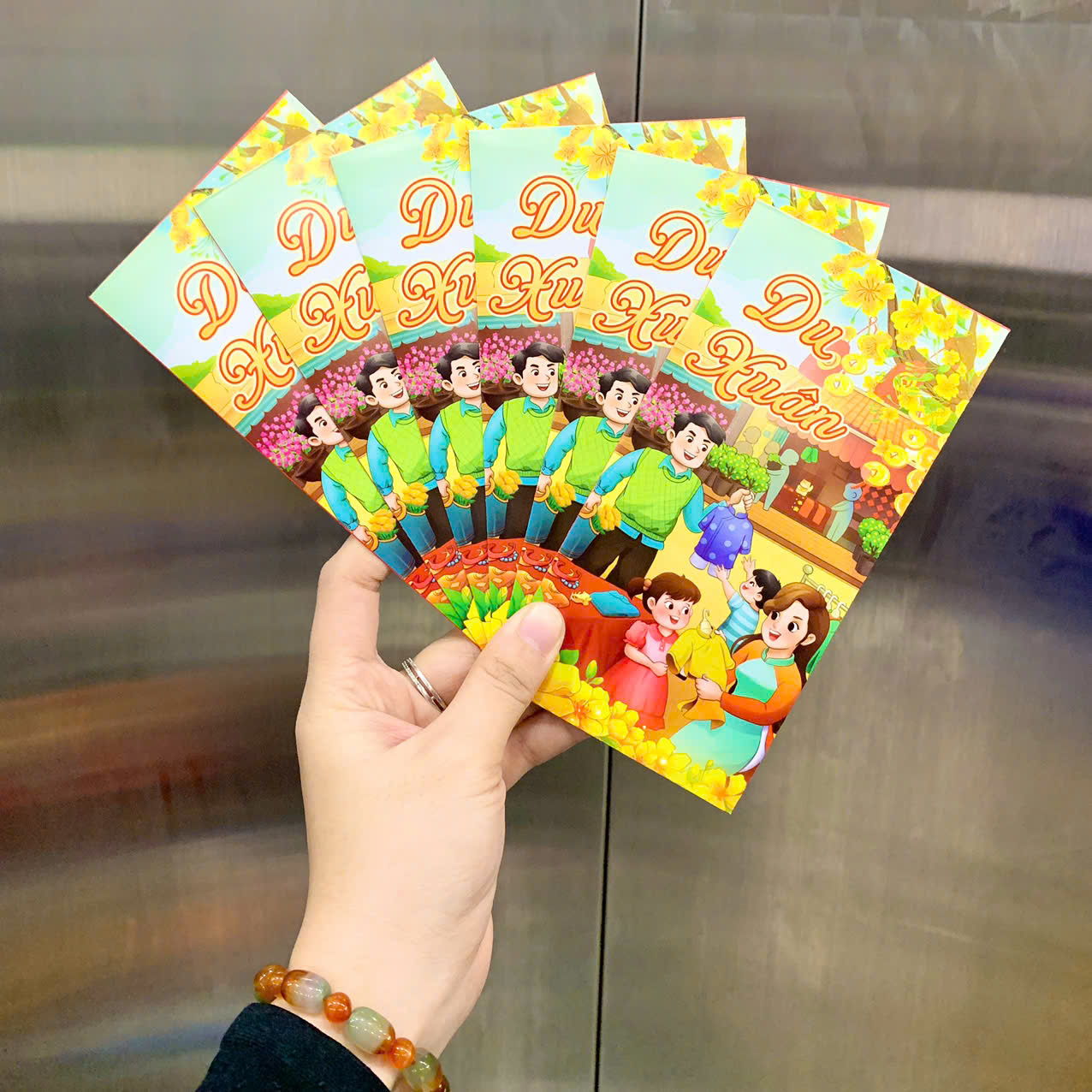 Combo 100 Bao Lì Xì Tết Bính Ngọ 2026 Khách Chọn Tối Đa 10 Mẫu