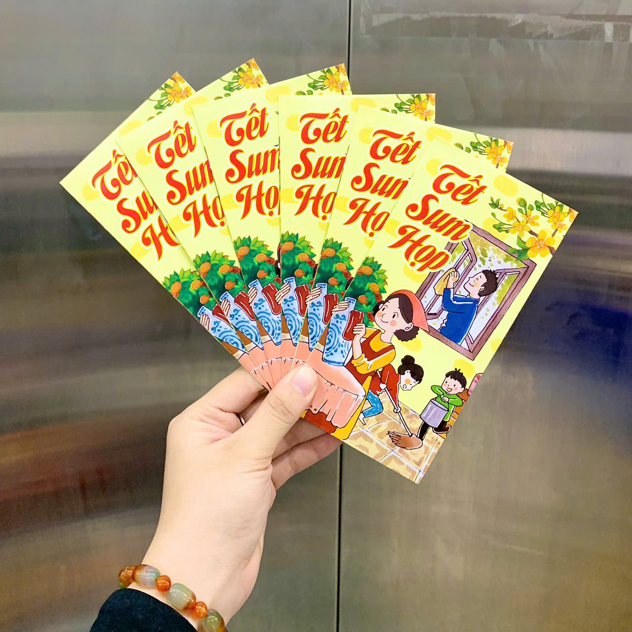 Combo 100 Bao Lì Xì Tết Bính Ngọ 2026 Khách Chọn Tối Đa 10 Mẫu