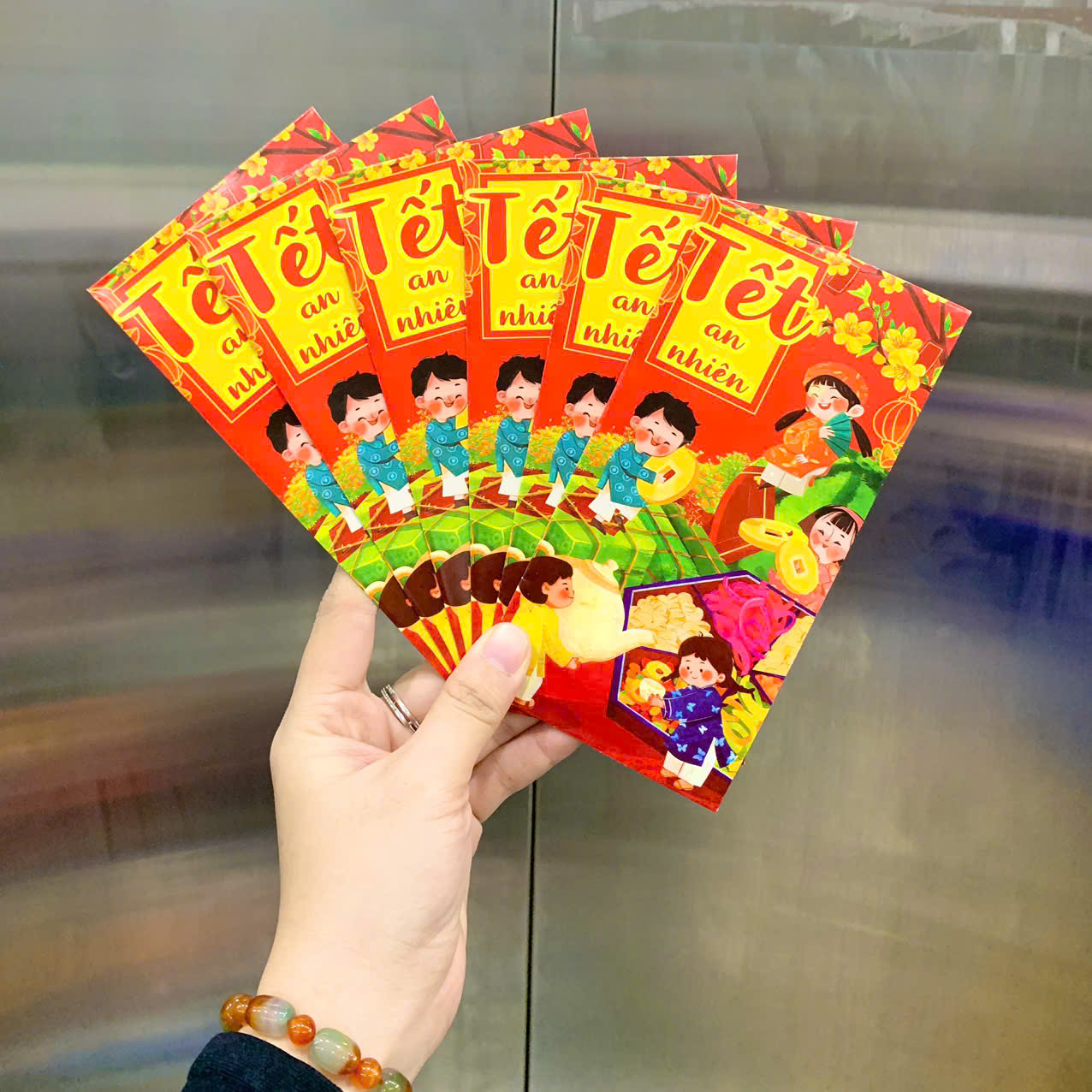 Combo 100 Bao Lì Xì Tết Bính Ngọ 2026 Khách Chọn Tối Đa 10 Mẫu