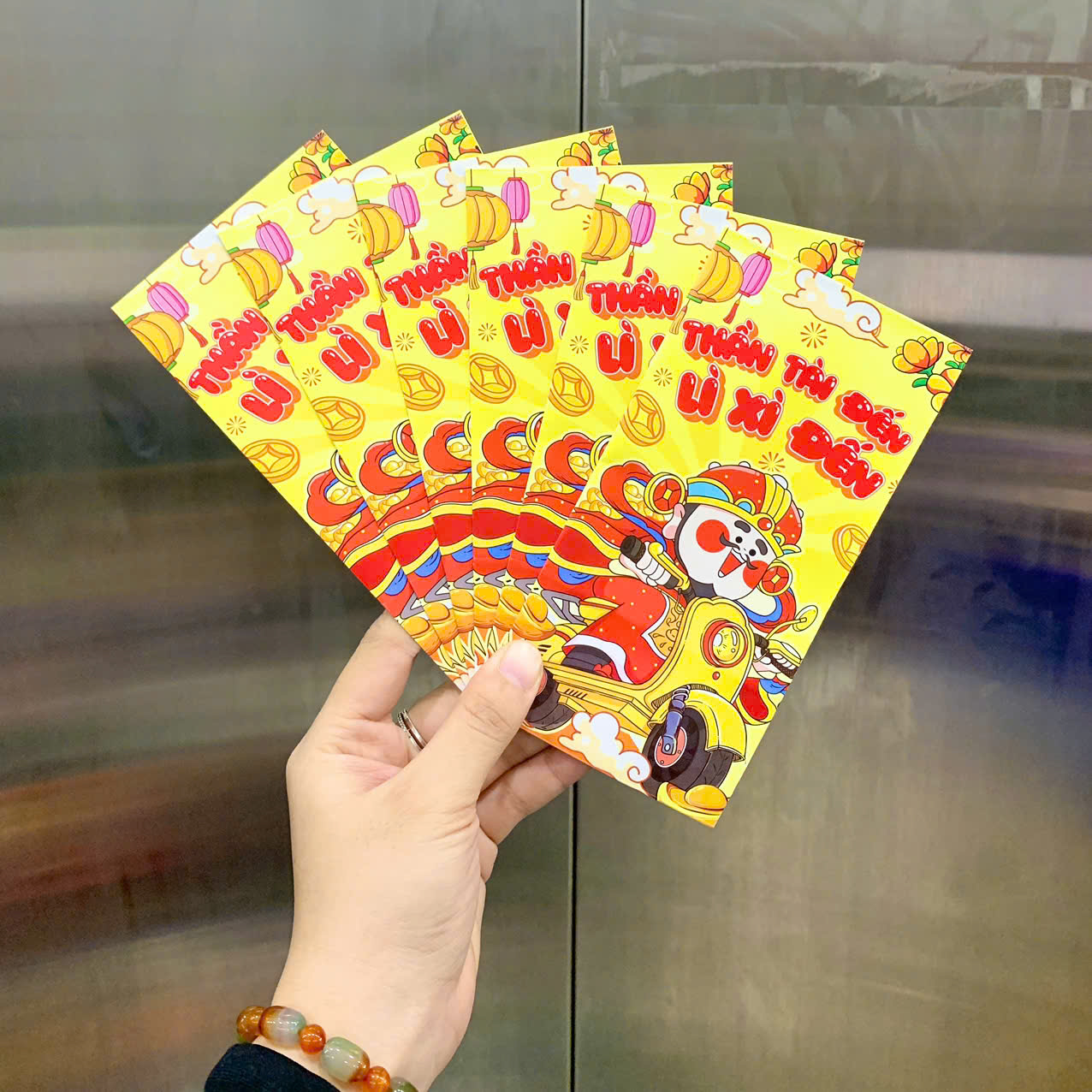 Combo 100 Bao Lì Xì Tết Bính Ngọ 2026 Khách Chọn Tối Đa 10 Mẫu