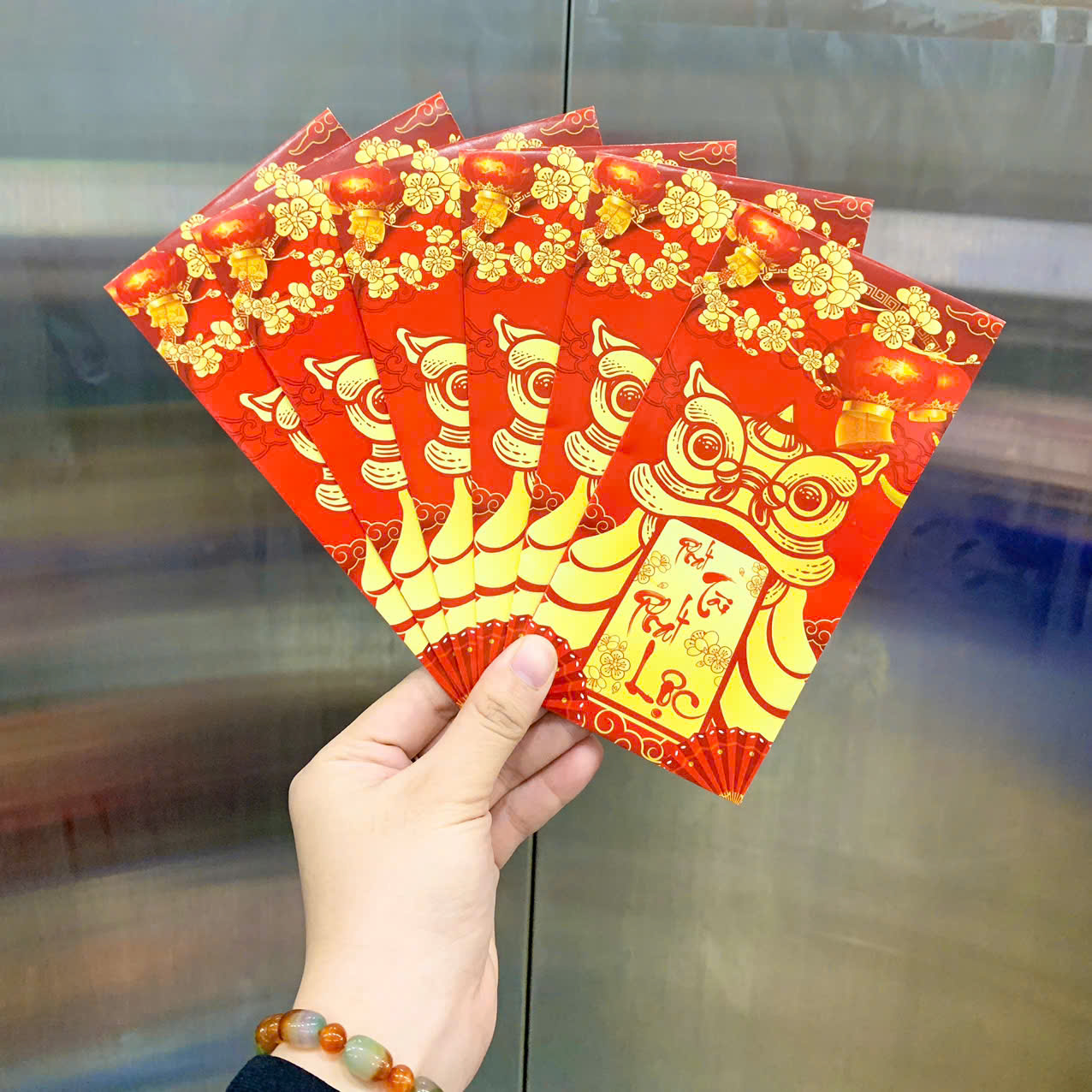 Combo 100 Bao Lì Xì Tết Bính Ngọ 2026 Khách Chọn Tối Đa 10 Mẫu