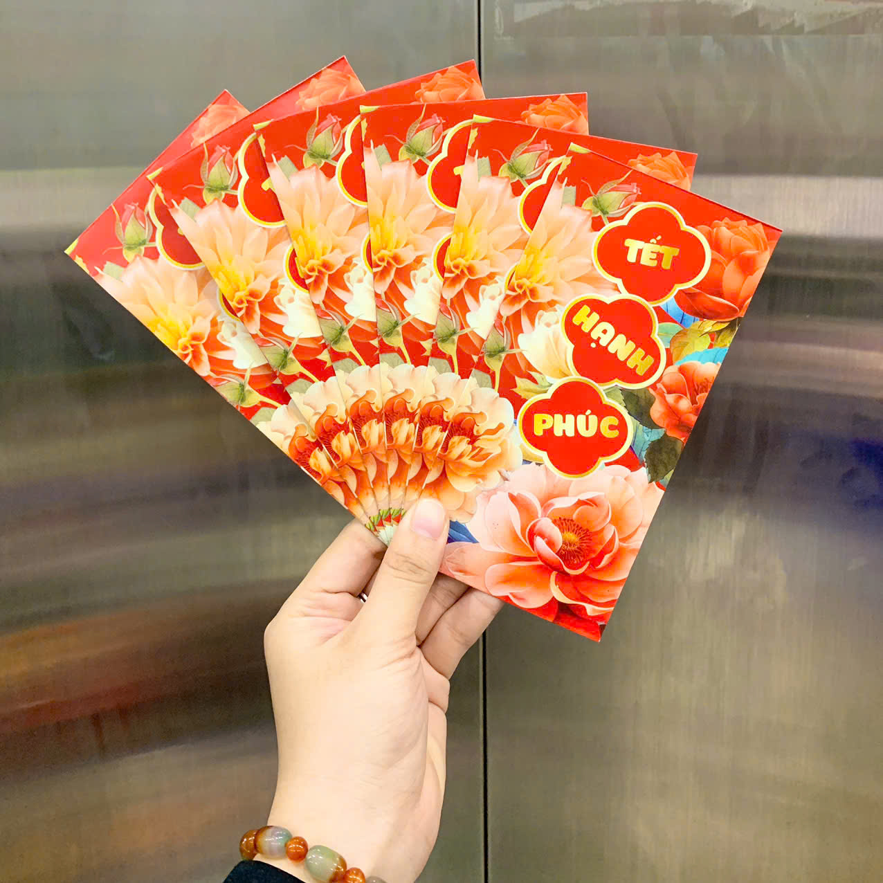 Combo 100 Bao Lì Xì Tết Bính Ngọ 2026 Khách Chọn Tối Đa 10 Mẫu