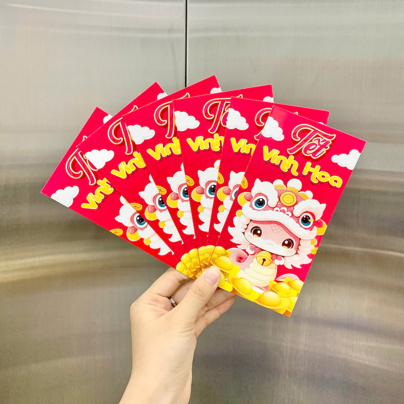 Combo 50 Bao Lì Xì Tết Ất Tỵ 2025