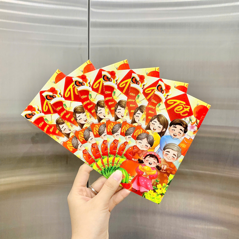 Combo 50 Bao Lì Xì Tết Ất Tỵ 2025