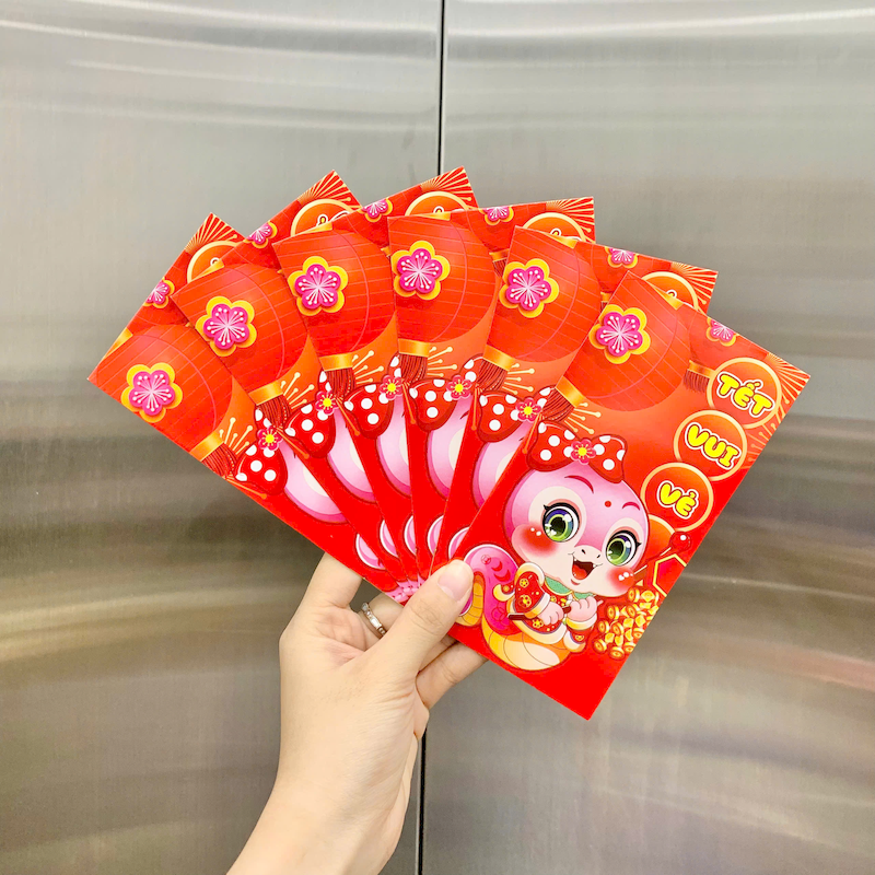 Combo 50 Bao Lì Xì Tết Ất Tỵ 2025