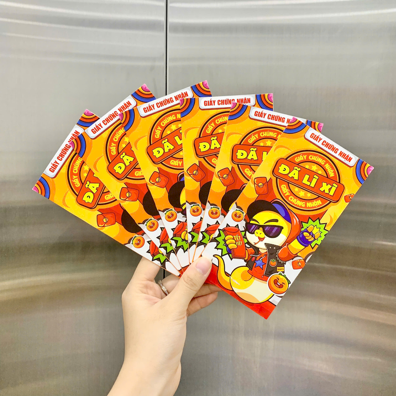 Combo 50 Bao Lì Xì Tết Ất Tỵ 2025