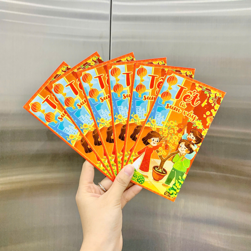 Combo 50 Bao Lì Xì Tết Ất Tỵ 2025