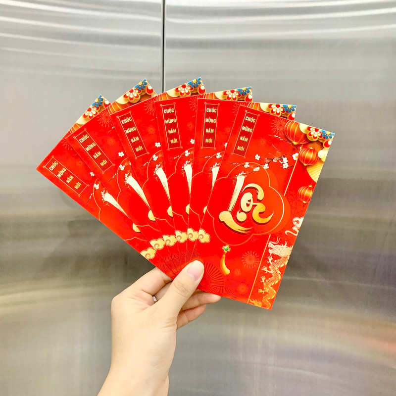 Combo 50 Bao Lì Xì Tết Ất Tỵ 2025