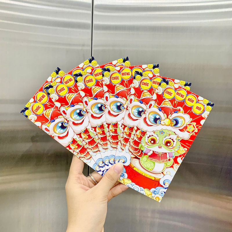 Combo 50 Bao Lì Xì Tết Ất Tỵ 2025