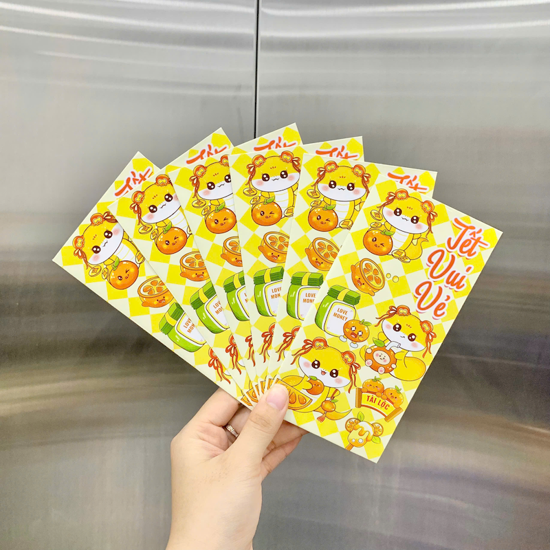 Combo 50 Bao Lì Xì Tết Ất Tỵ 2025