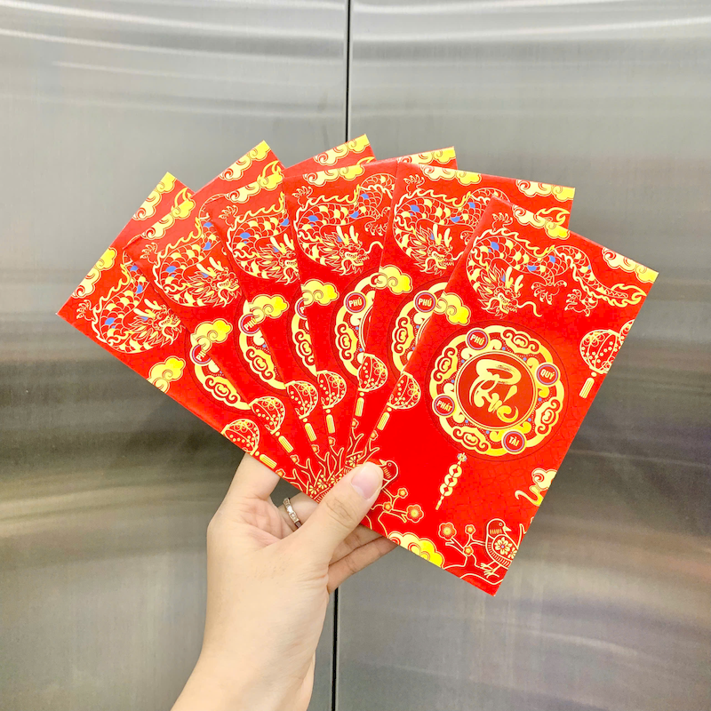 Combo 50 Bao Lì Xì Tết Ất Tỵ 2025