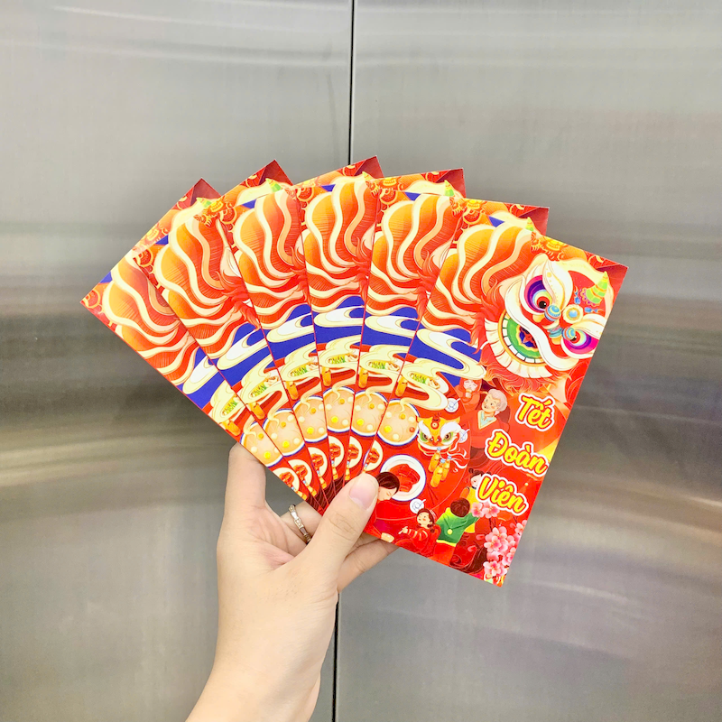 Combo 50 Bao Lì Xì Tết Ất Tỵ 2025