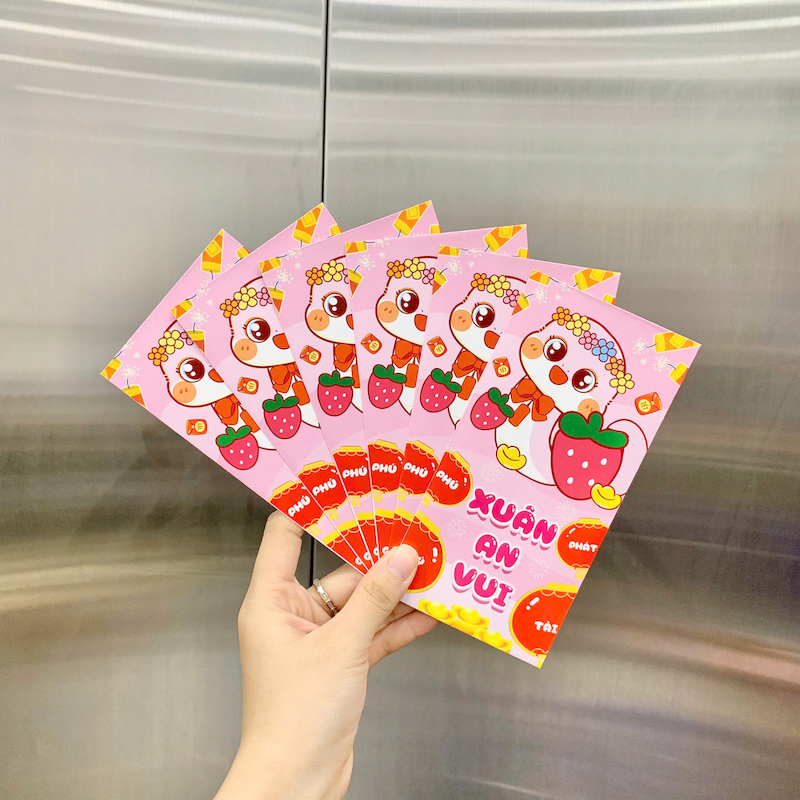 Combo 50 Bao Lì Xì Tết Ất Tỵ 2025