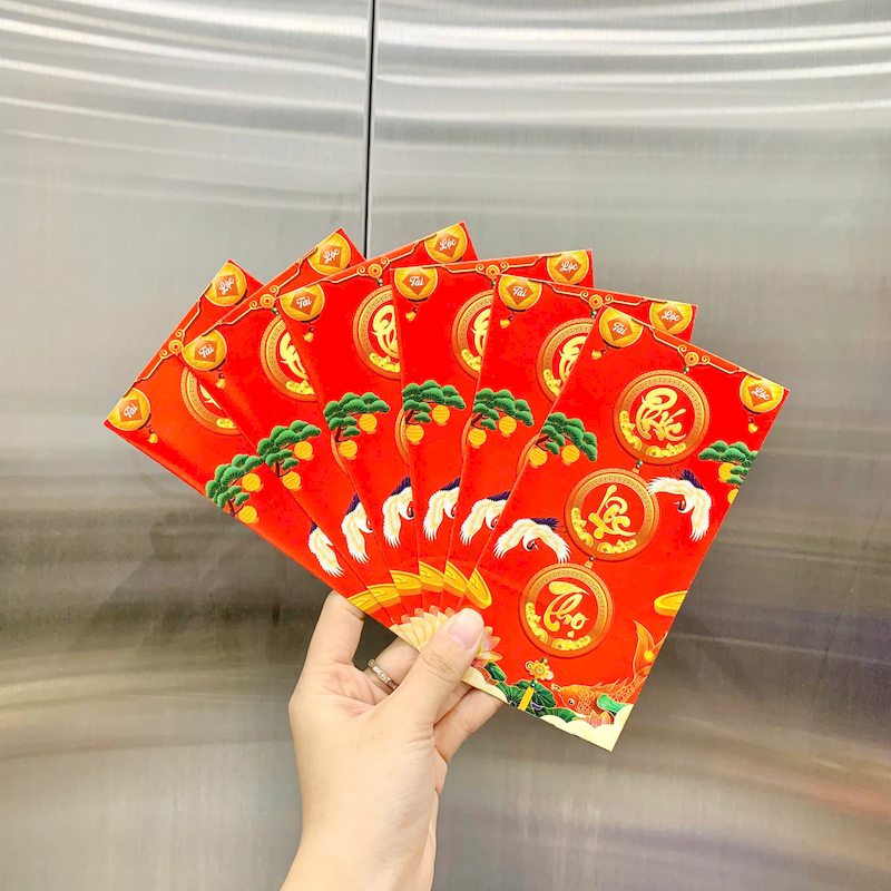 Combo 50 Bao Lì Xì Tết Ất Tỵ 2025