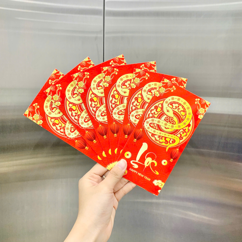 Combo 50 Bao Lì Xì Tết Ất Tỵ 2025