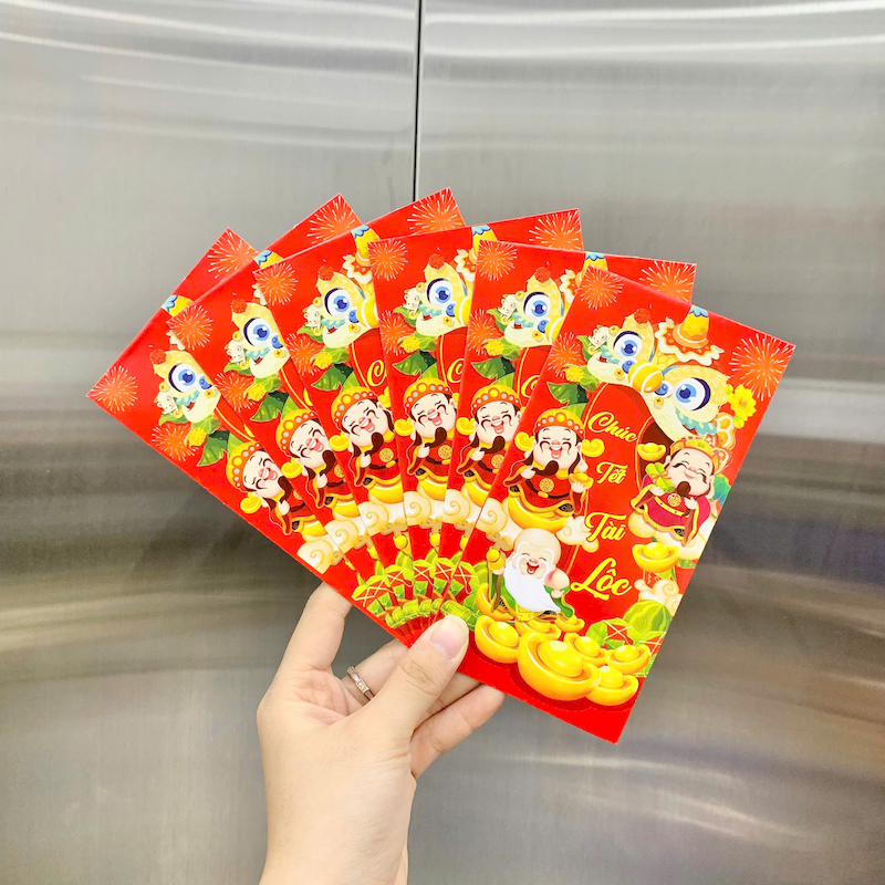 Combo 50 Bao Lì Xì Tết Ất Tỵ 2025