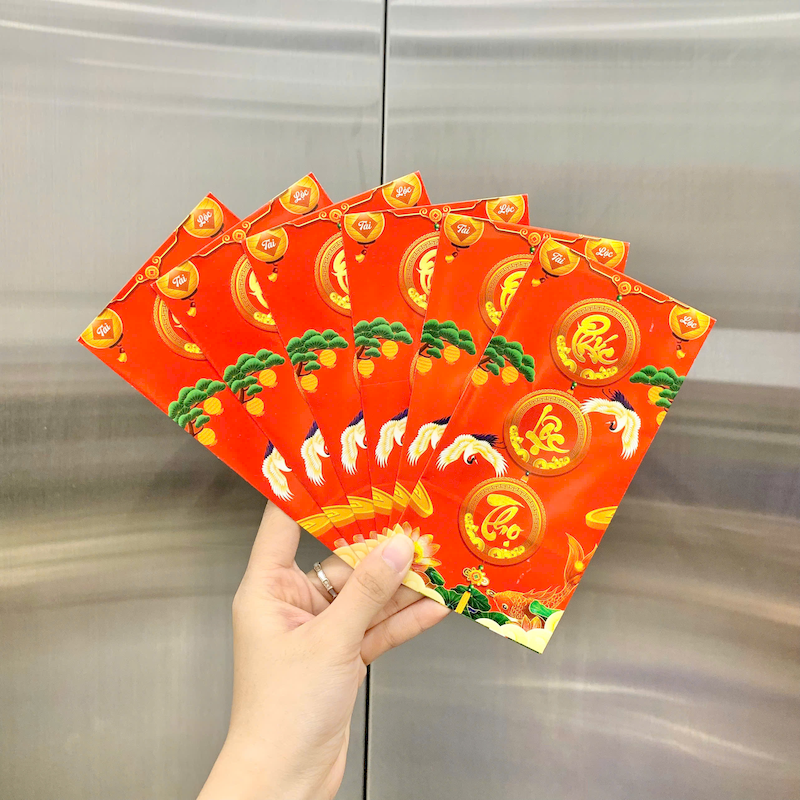 Combo 50 Bao Lì Xì Tết Ất Tỵ 2025