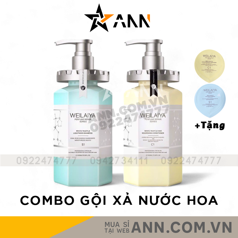 Bộ dầu gội S1 và dầu xả C1 kèm set mini tặng thêm