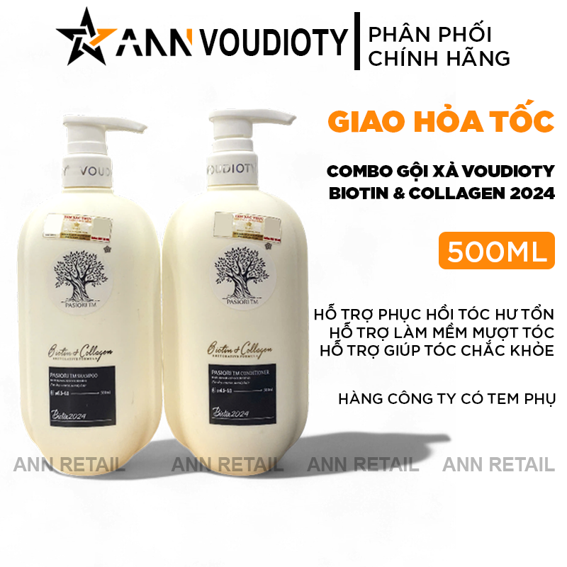 Hình ảnh trọn bộ dầu gội và dầu xả màu trắng dạng vòi nhấn