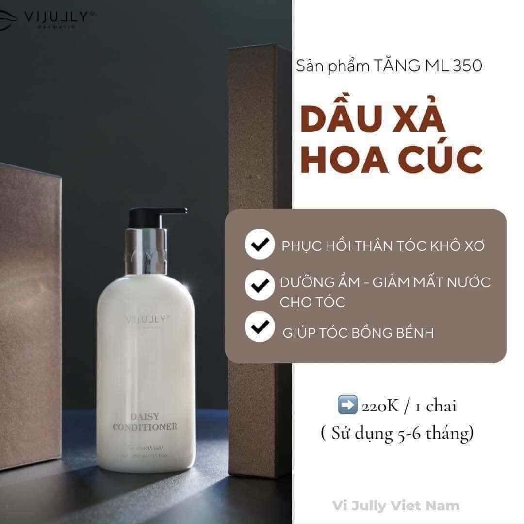 Combo Dầu Gội Xả Xịt Bưởi Vijully Phiên Bản Mới