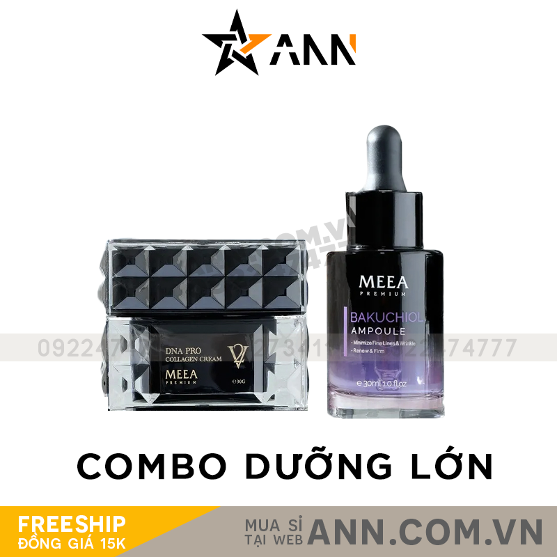 Hình ảnh trọn bộ gồm kem dưỡng và serum bản lớn