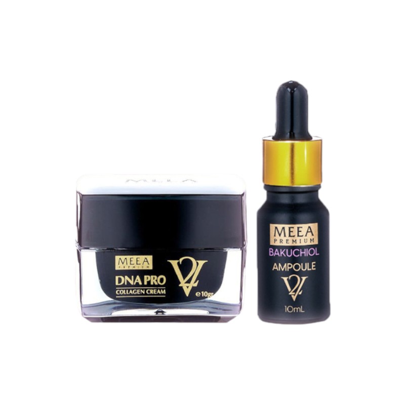 Hình ảnh Combo Dưỡng Da Face Cá Hồi DNA Pro V2 Mini + Serum Bakuchiol Amploule V2 Mini Meea Origin trong bộ sưu tập meea premium