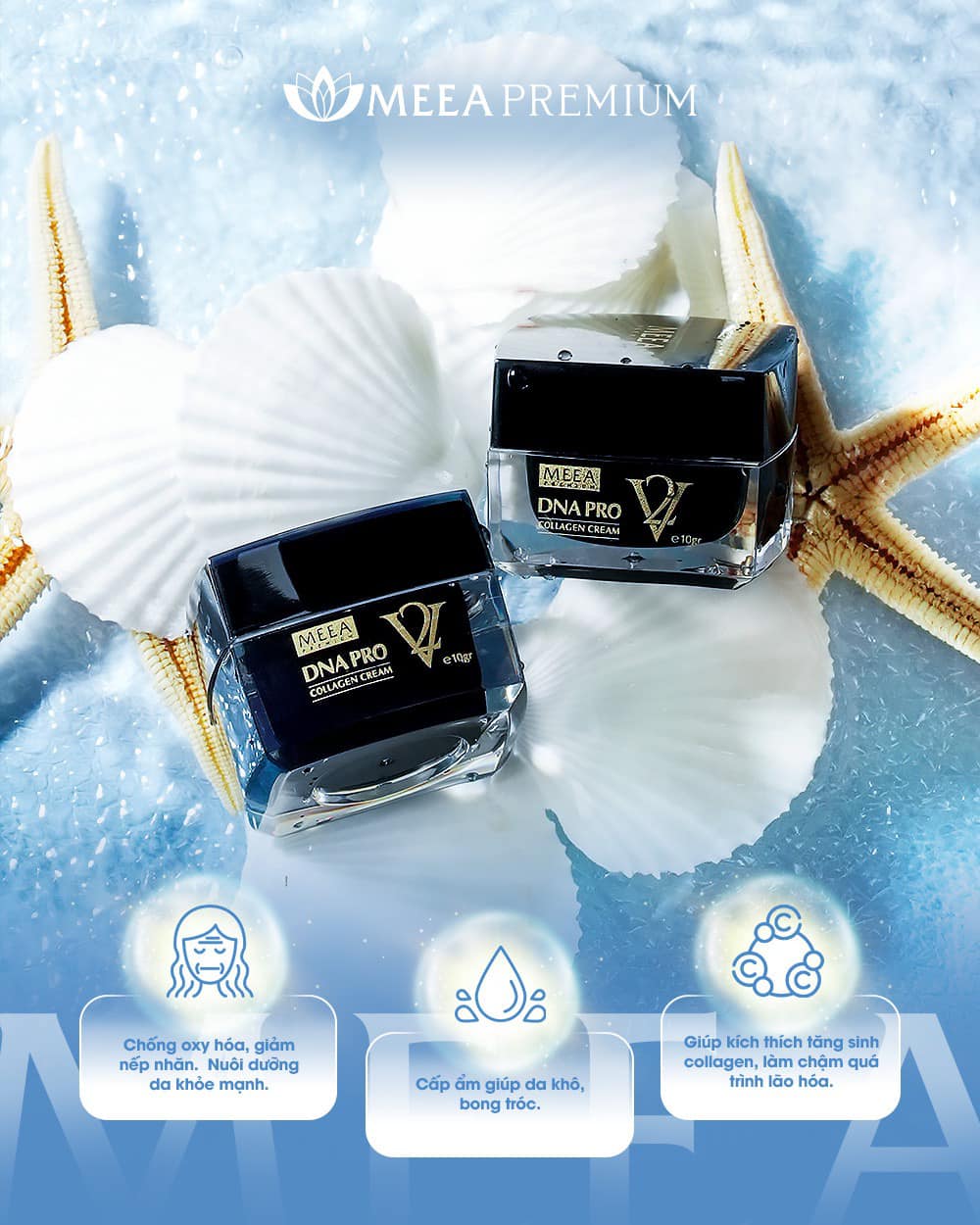 Hũ kem dưỡng DNA Pro Collagen Cream V2 10g