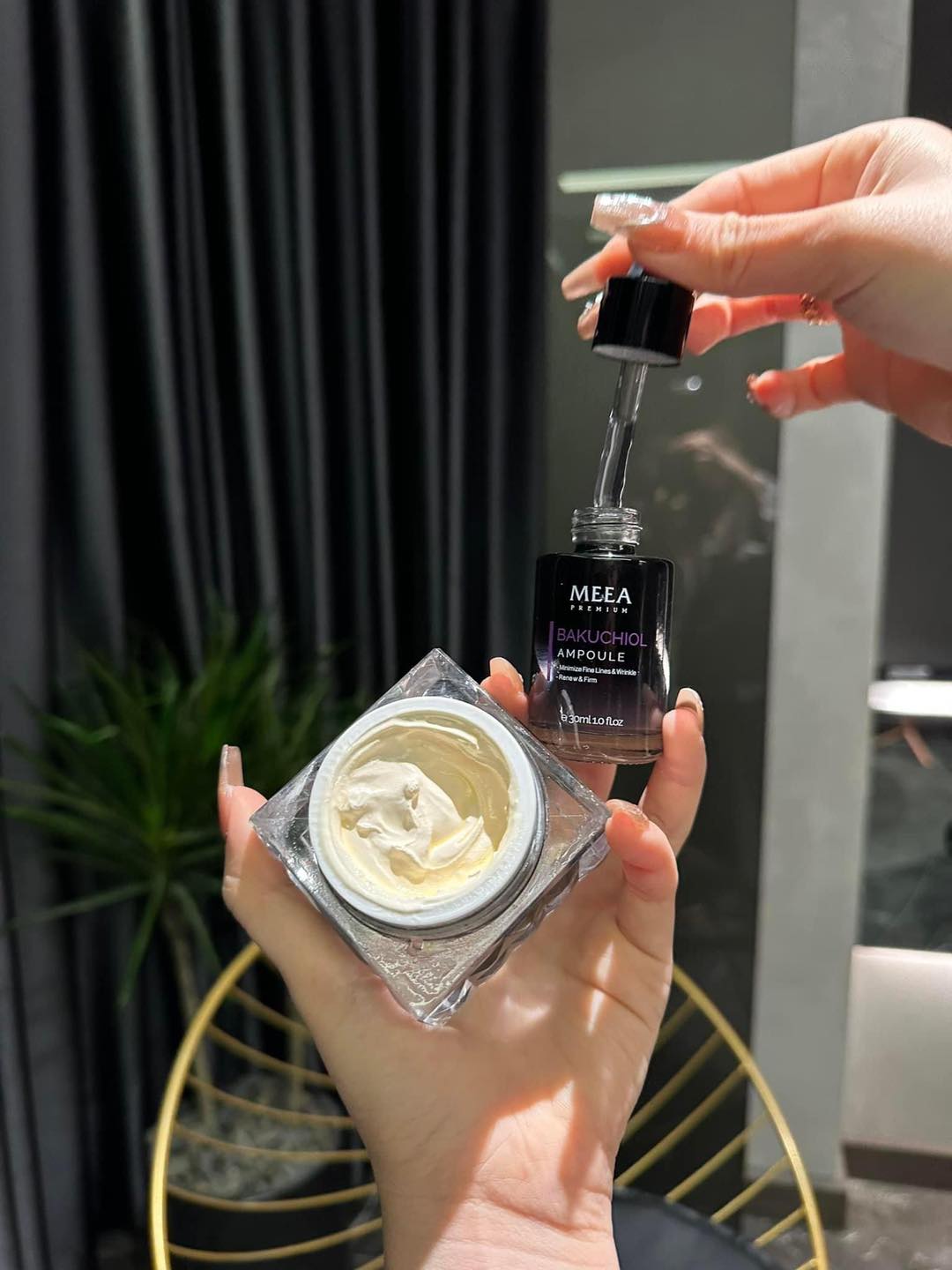 Combo dưỡng da Meea Premium Face Cá Hồi DNA Pro V2 + Serum Bakuchiol V2 + Kem Chống Nắng
