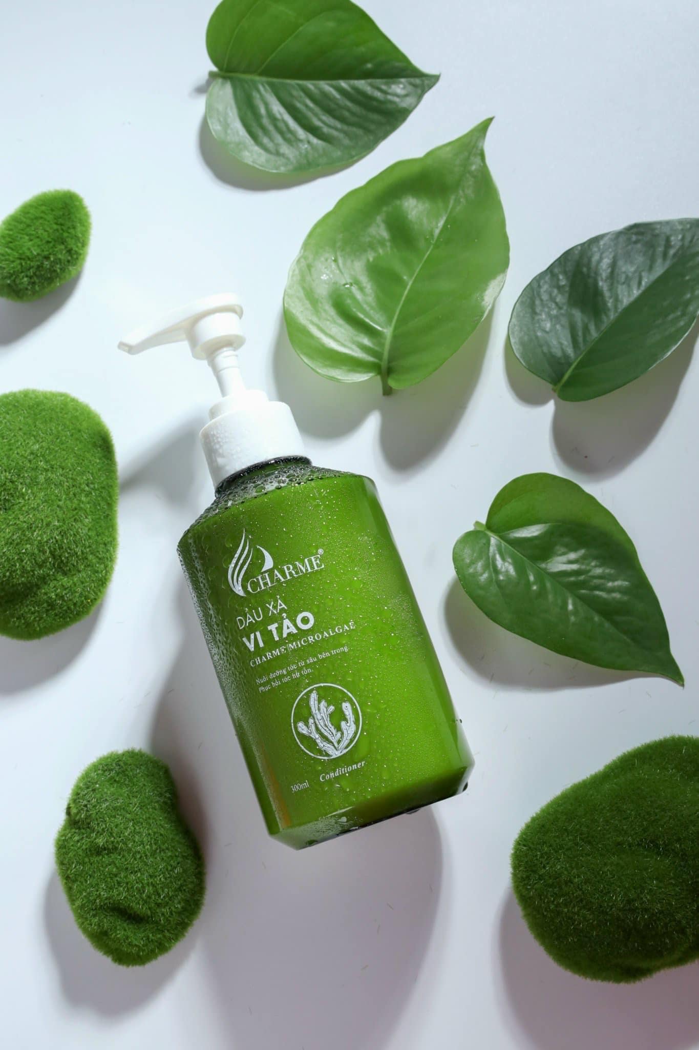 Combo Gội Xả Vi Tảo Charme Microalgae Tặng Xịt Tóc