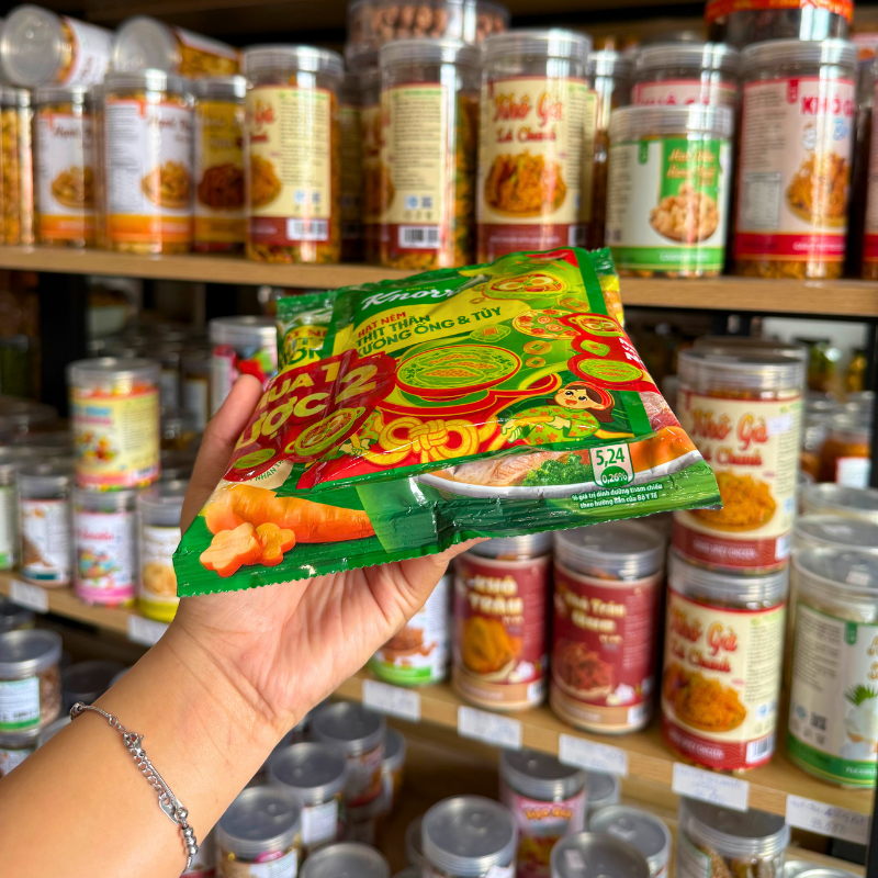 Dạng gói tiện lấy dùng cho nhiều lần nấu