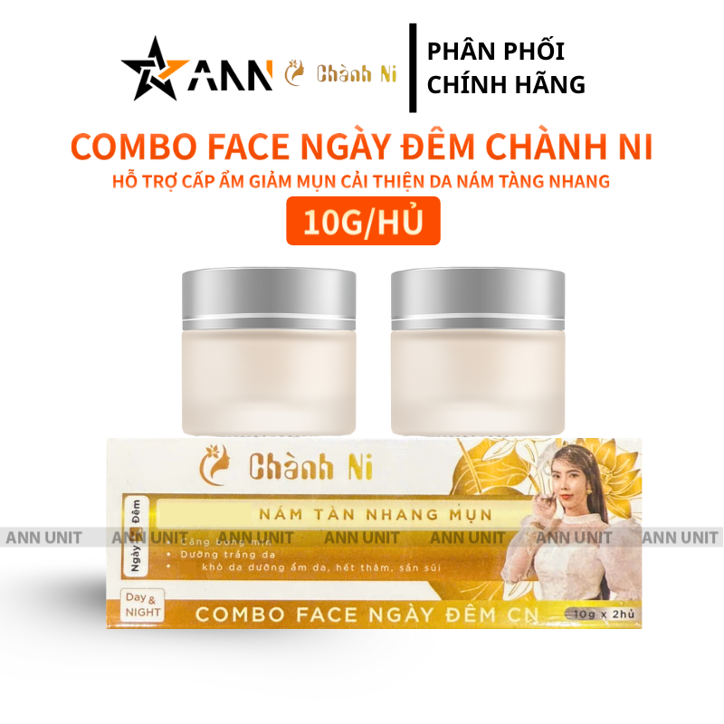 Thiết kế bao bì thể hiện rõ dòng day & night và quy cách 10g/hủ