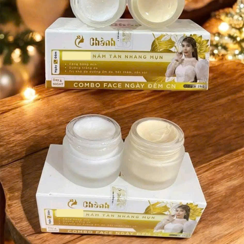 Combo Kem Face Chành Ni Ngày Đêm 10g/hủ