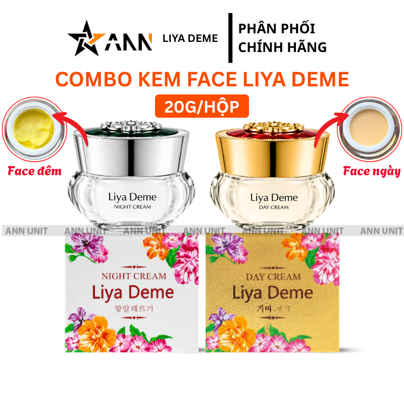 Combo gồm hũ kem ngày và kem đêm 20g/hộp