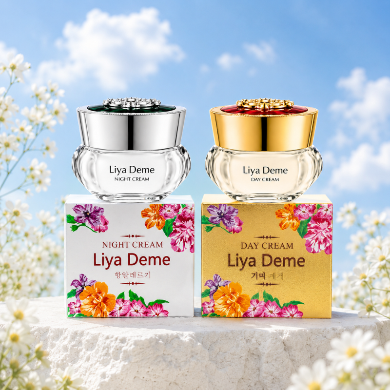 Bao bì Day Cream và Night Cream Liya Deme