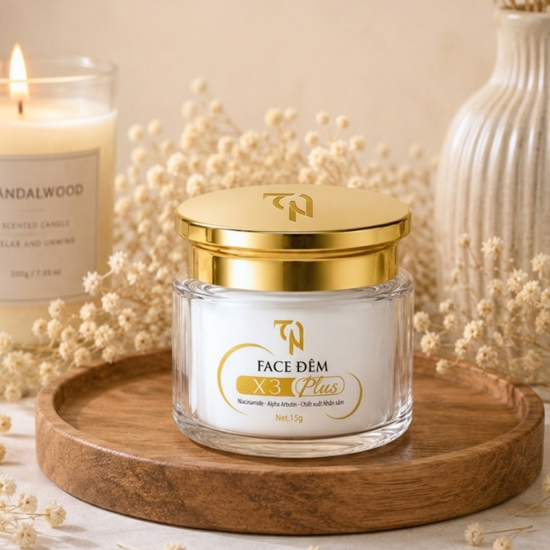Combo Kem Face Ngày Đêm Collagen X3 TN Đông Trùng Hạ Thảo Mỹ Phẩm Đông Anh 15g - Combo 2 Hộp