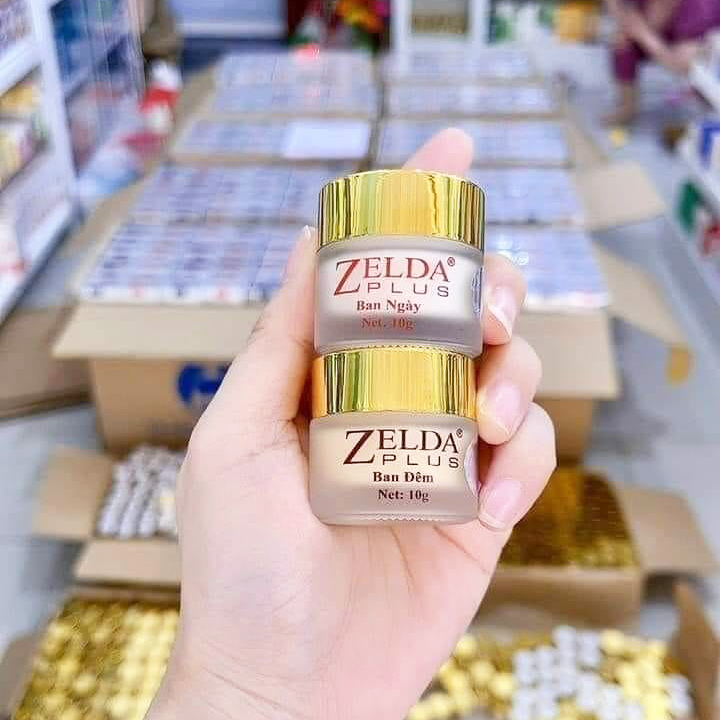 Combo Kem Face Zelda Plus Mini Ngày Đêm 10g x 2
