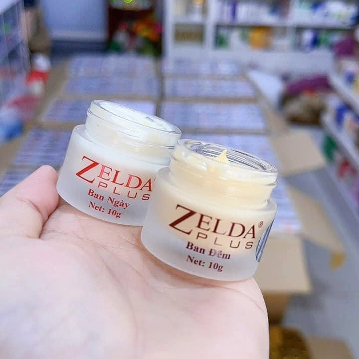 Hai hũ kem Zelda Plus Mini dùng cho ngày và đêm