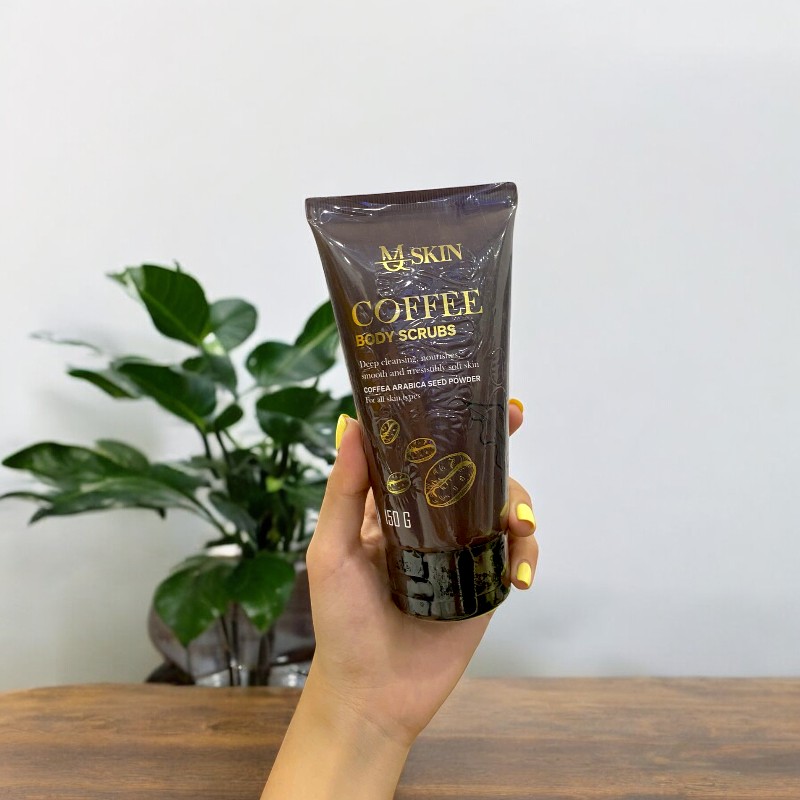 Combo Kem Ủ Trắng & Kem Body Sữa Dừa MQ Skin Nature Whitening Body 150gr tặng Tẩy Tế Bào Chết Cà Phê