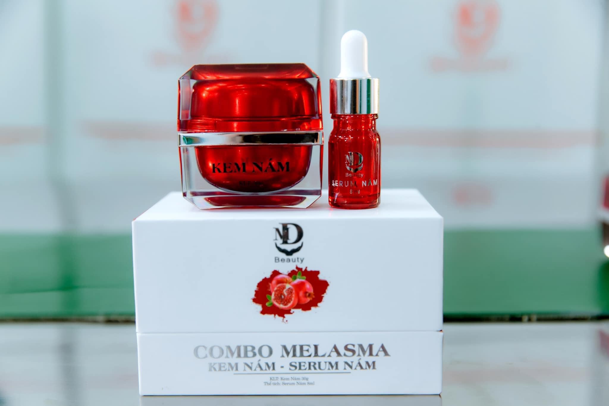 Combo Melasma Kem Nám Và Serum Nám MD Beauty
