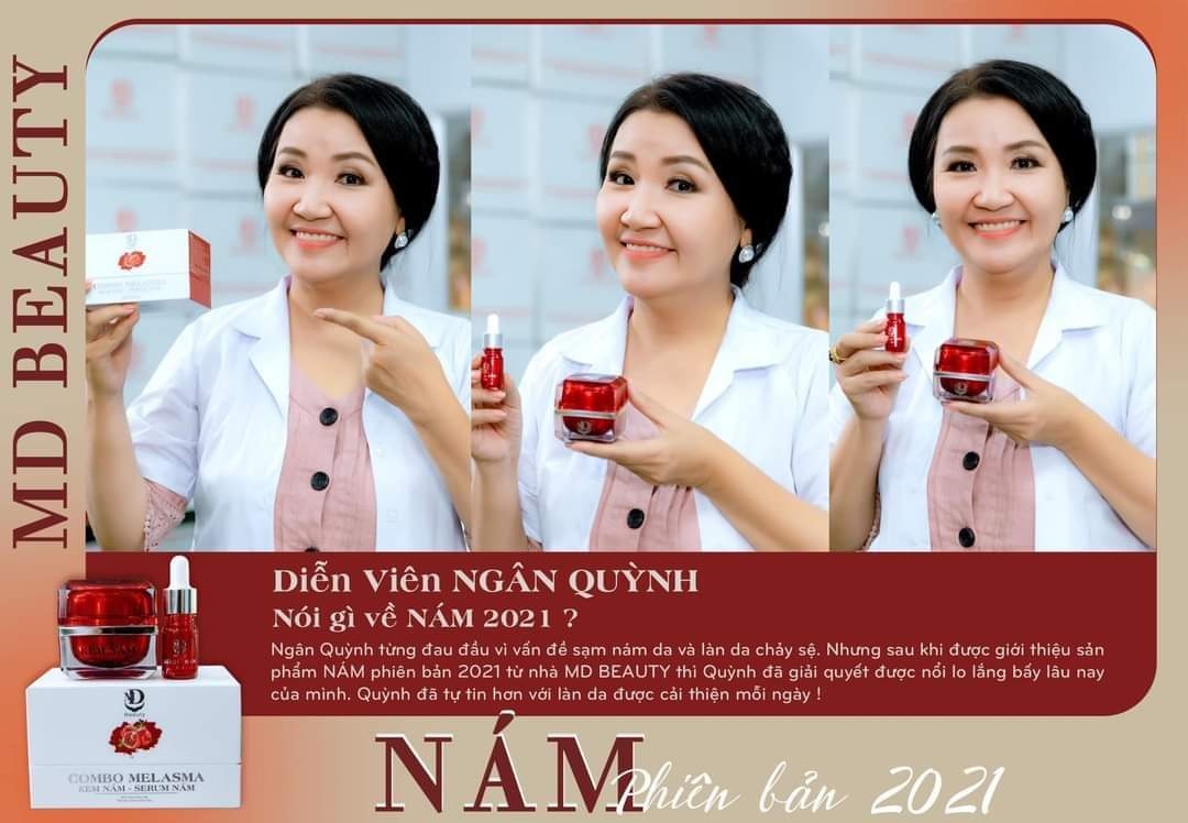 Combo Melasma Kem Nám Và Serum Nám MD Beauty