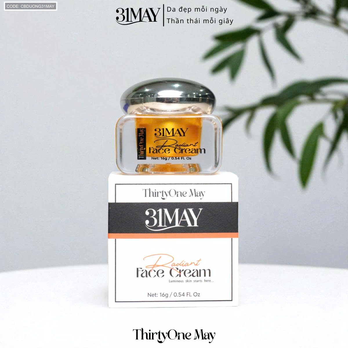 Combo Serum 31May Luminous 15ml & Kem Face Nám 31May Radiant 16g