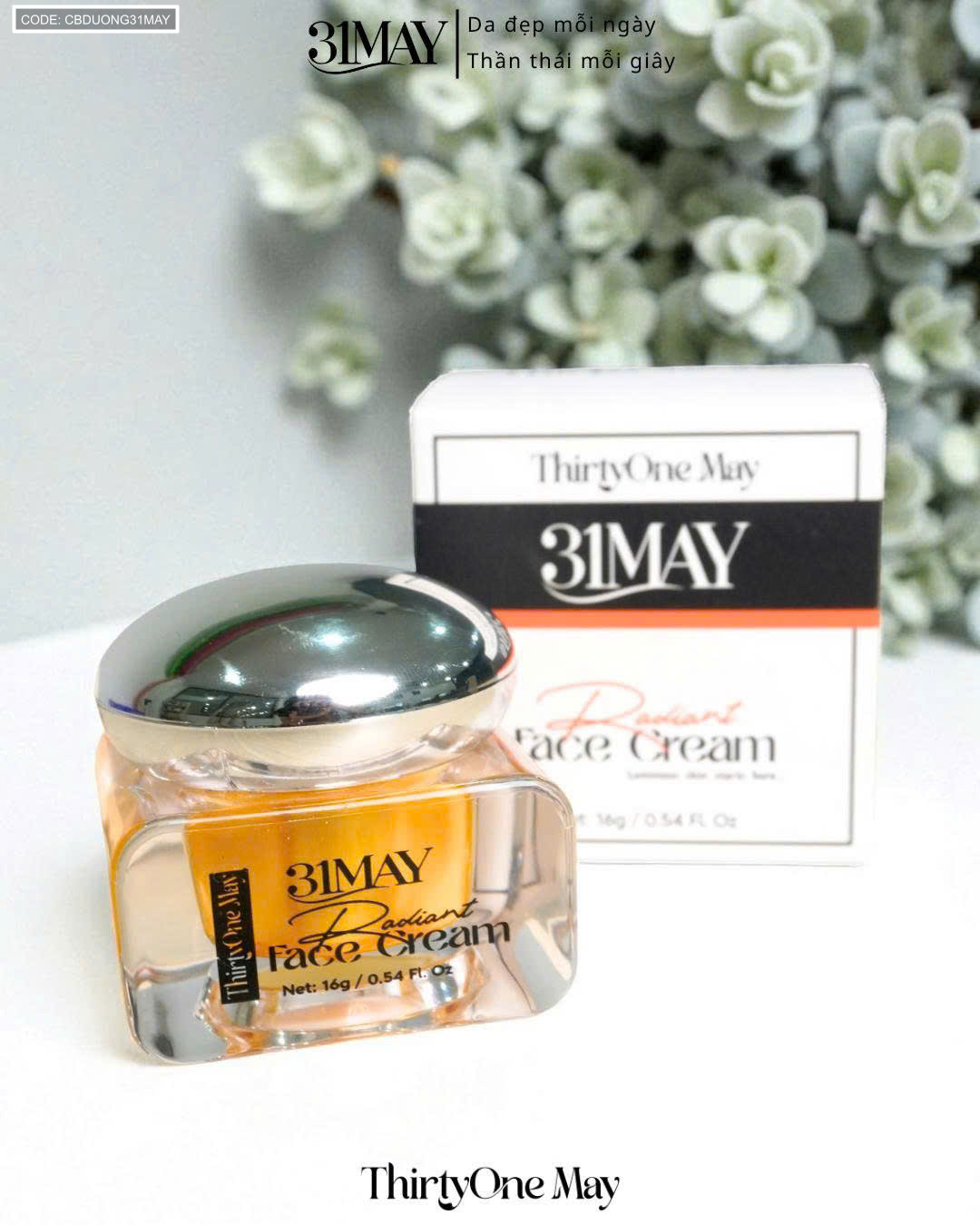 Combo Serum 31May Luminous 15ml & Kem Face Nám 31May Radiant 16g